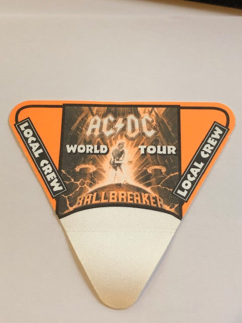 AC DC - Ballbreaker World Tour - Cloth Backstage Pass 1996