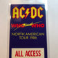 AC/DC - Who Made Who Tour 1986 - Backstage Pass