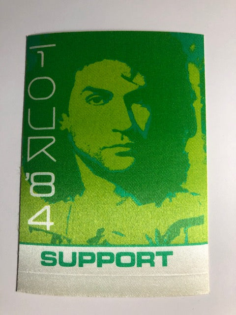 Billy Squier - Signs of Life Tour 1984- Warhol - Backstage Pass