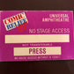 Comedy - Comic Relief 1987 - Universal Amphitheatre - Backstage Pass