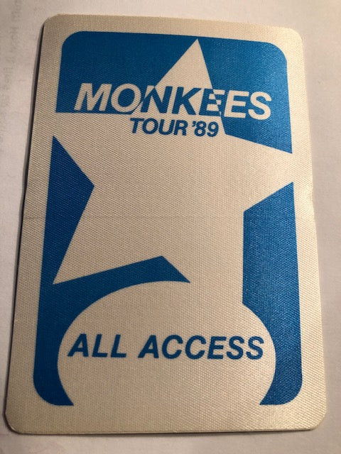 The Monkees - Tour 1989 - All Access Backstage Pass
