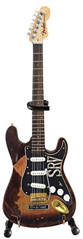 Stevie Ray Vaughan - SRV - Distressed SRV Custom Miniature Fender Strat Guitar Replica - NIB