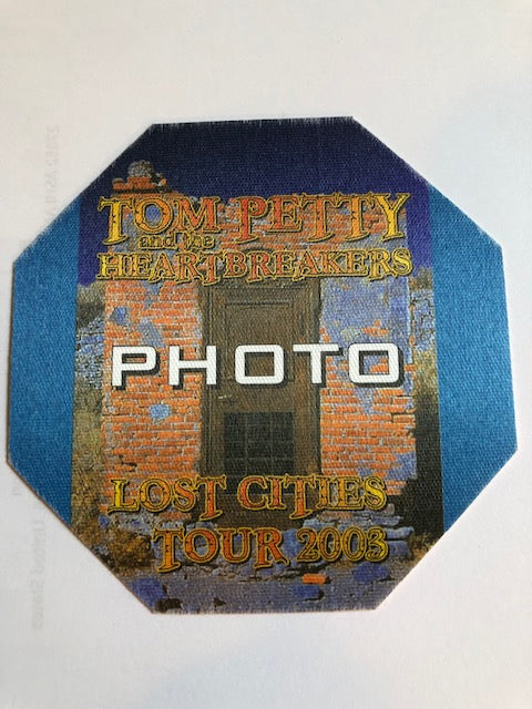 Tom Petty - Lost Cities Tour 2003 - Backstage Pass