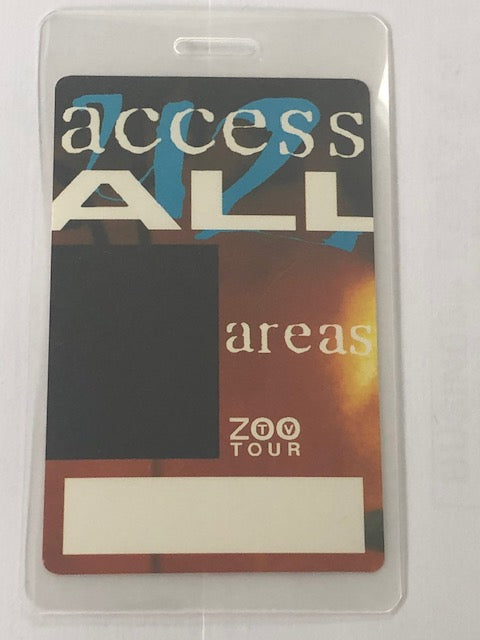U2 - Zoo Tv Tour 1992-93 - All Access Backstage Pass