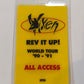 Vixen - Rev it Up! Tour 1990-91 - Backstage Pass